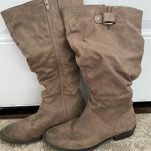Bass tall wide leg boots